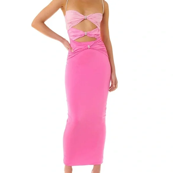 Worn once. Beautiful dress and so comfortable. - Picture 2 of 3